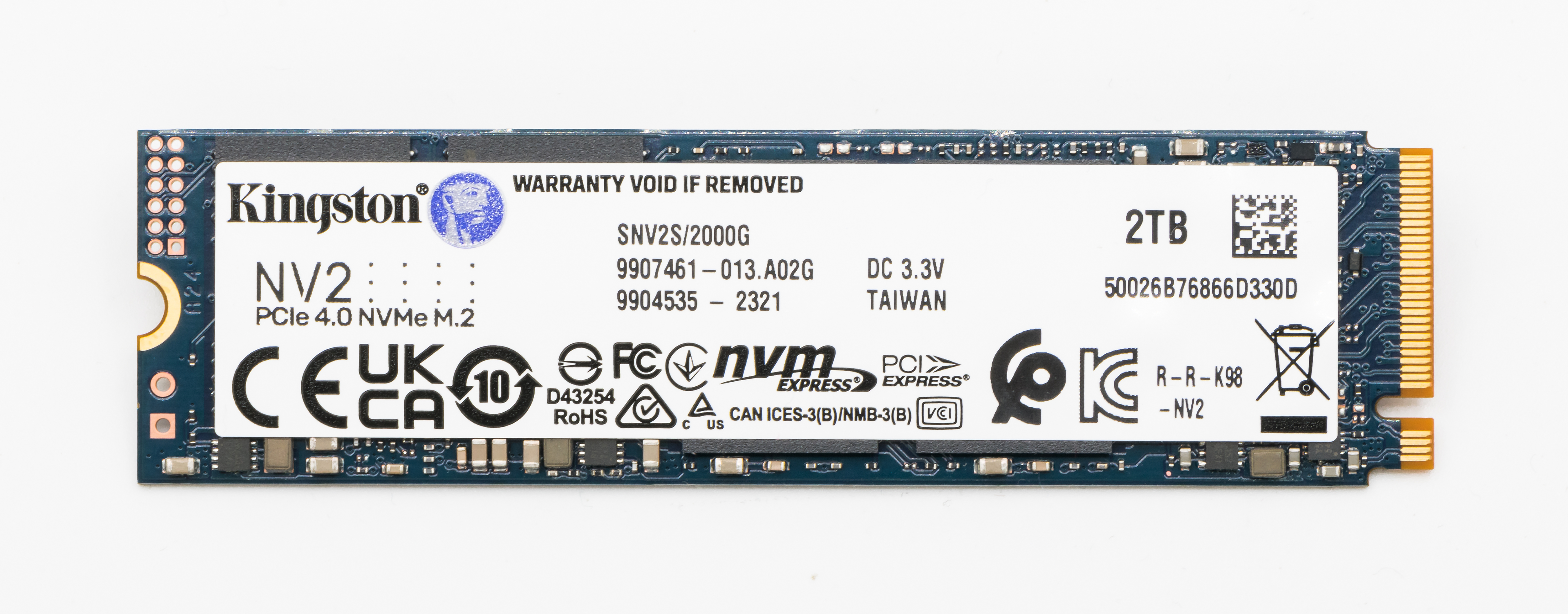 Kingston NV2 500GB NVMe SSD